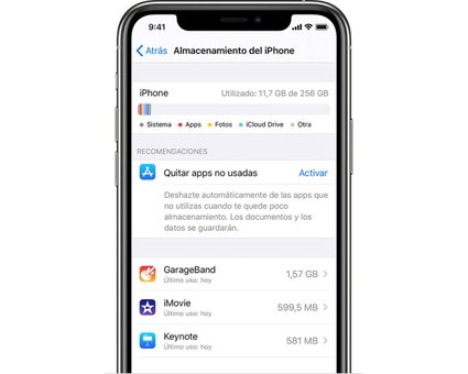 Access iPhone storage
