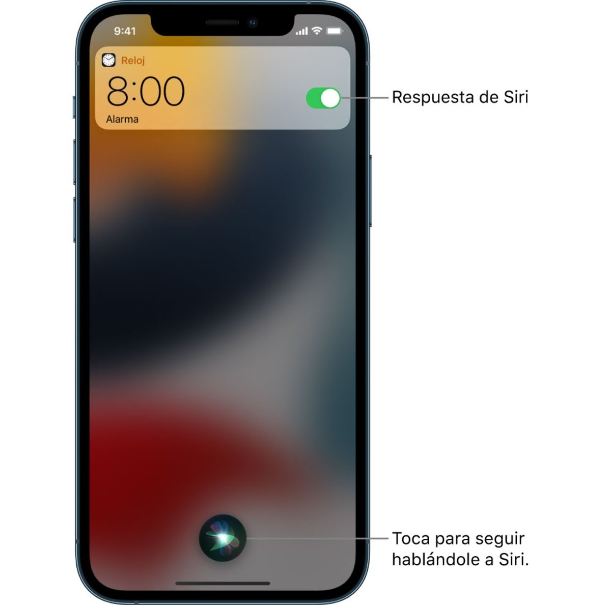 Activar Siri en iPhone