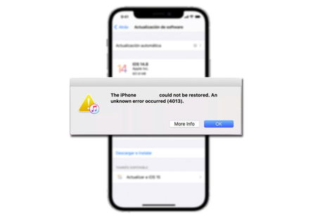 Cómo solucionar el error 4013 de iTunes al actualizar el iPhone