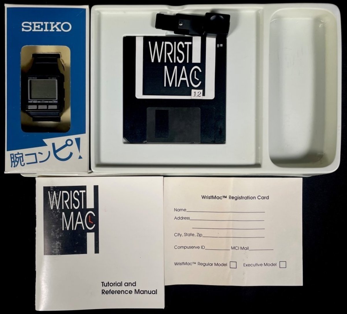 The WristMac in its original packaging