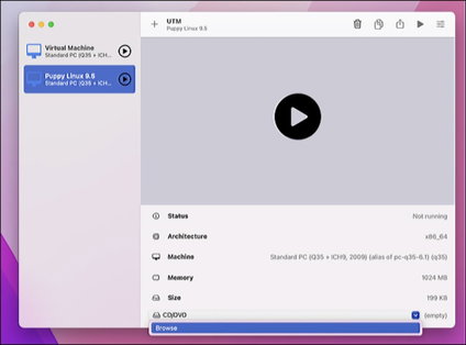 Play Linux system on Mac M1