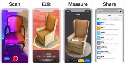 3D scanner application