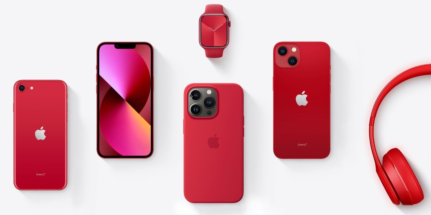 Apple product RED 15 years
