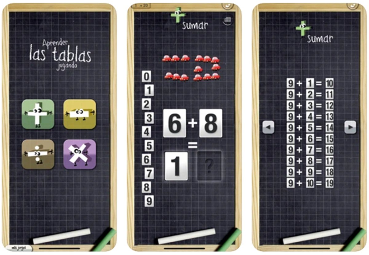 Learn tables while playing in HD: learning is fun with this app