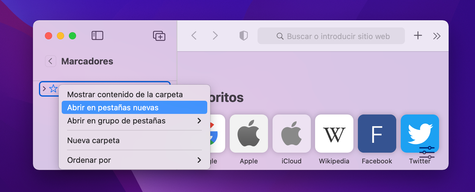 openin new tab shortcut mac