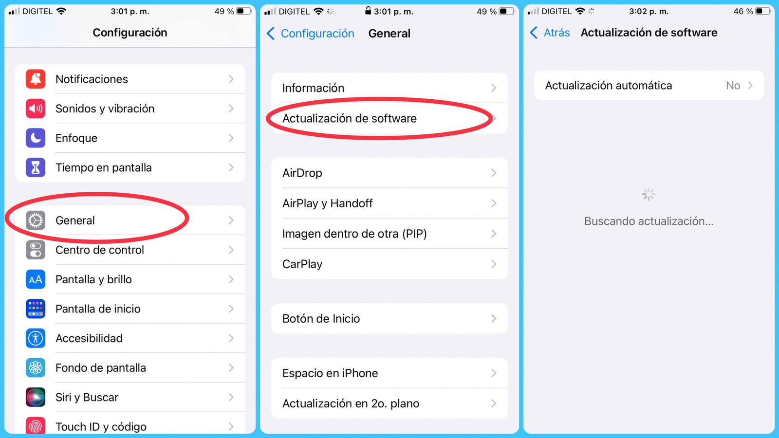 Como actualizar iPhone o iPad