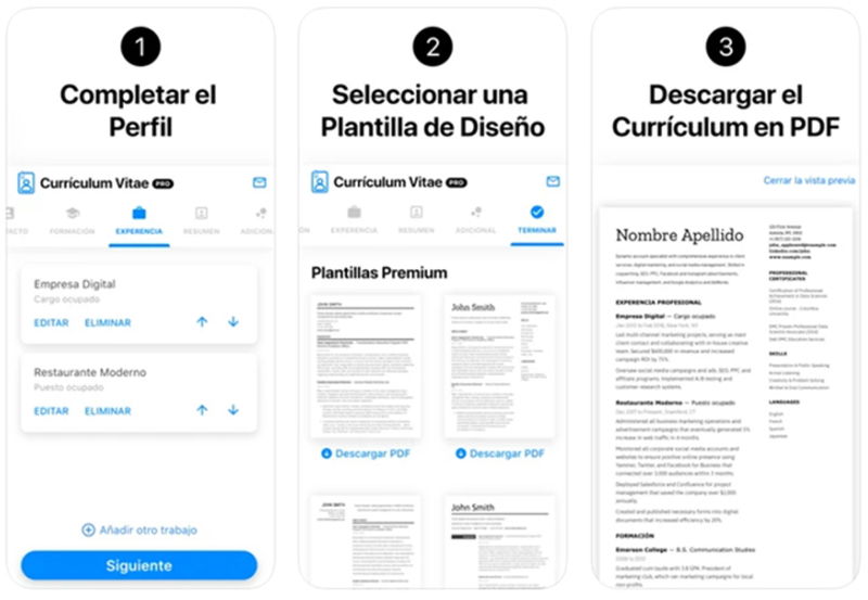 8 best apps to make resumes from iPhone - Gearrice