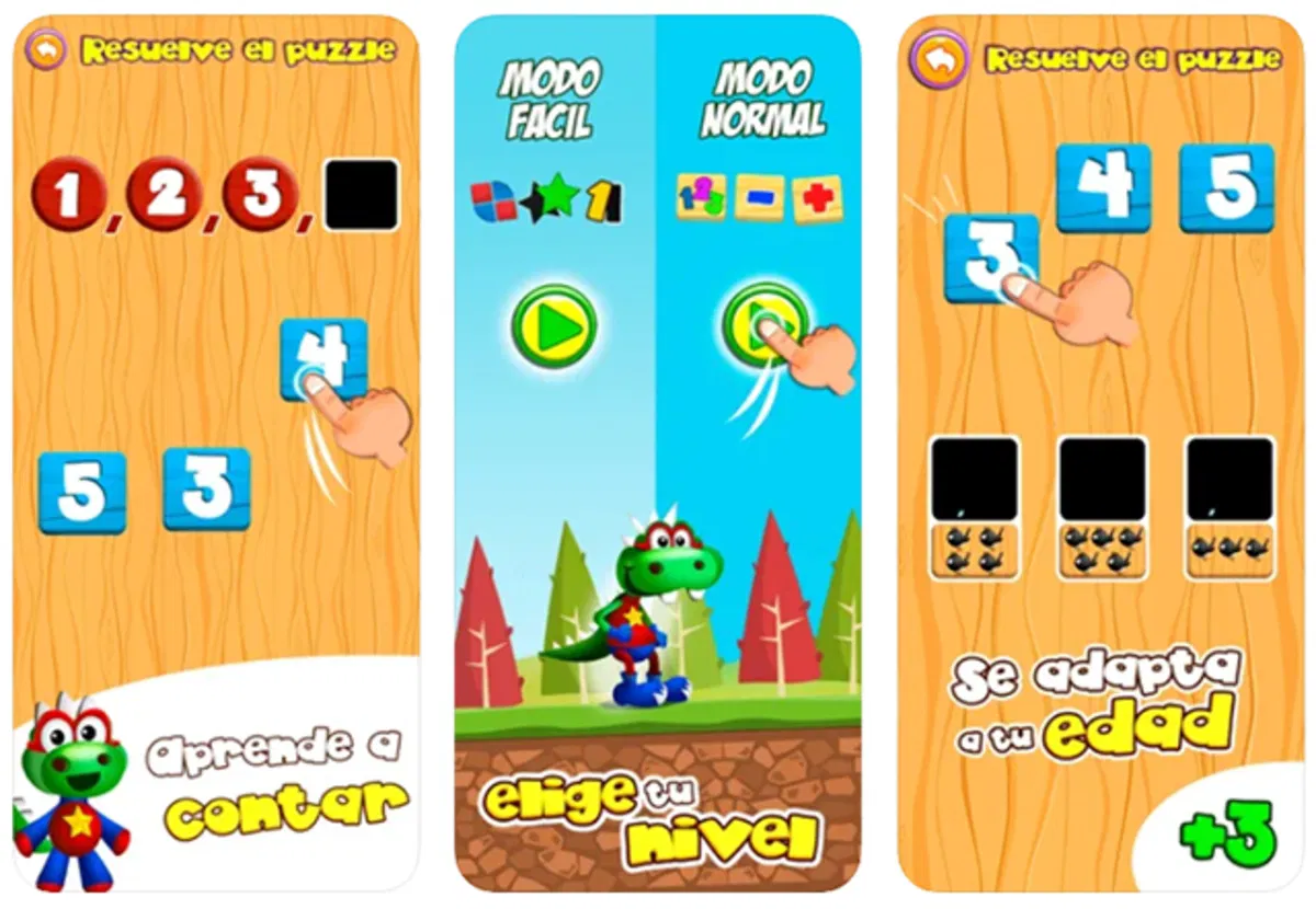 Dino Tim Aprender los números: una de las apps más completas para iOS
