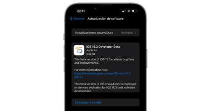 iOS 15 beta