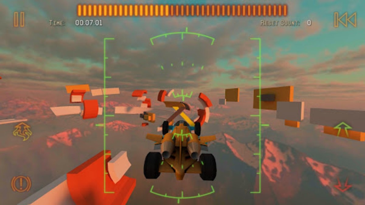 Jet Car Stunts 2 iPad car game