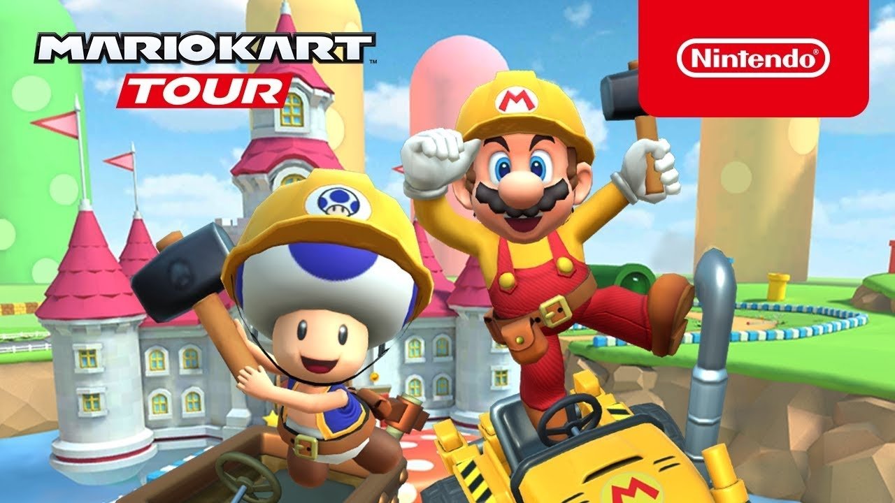 Mario Kart Tour iPad car game