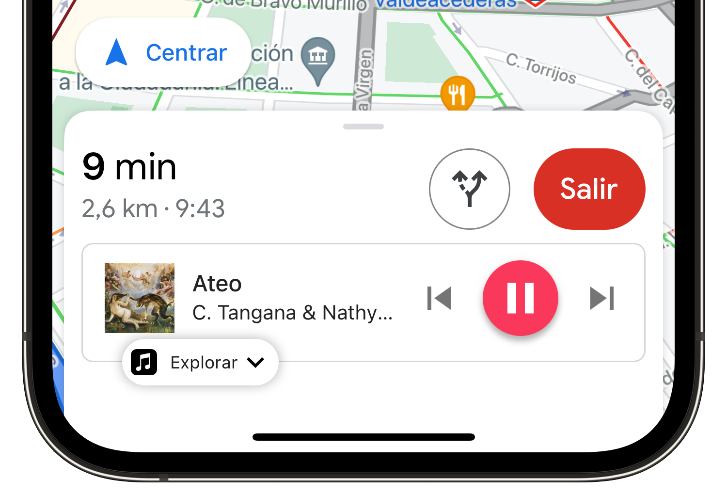 Música Google Maps