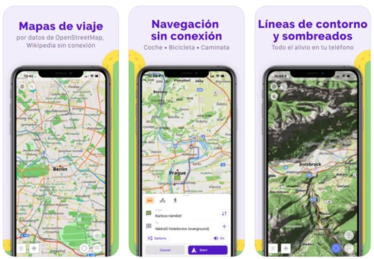 OsmAnd Viajar y Navegar: mapas de viaje y navegación sin conexión