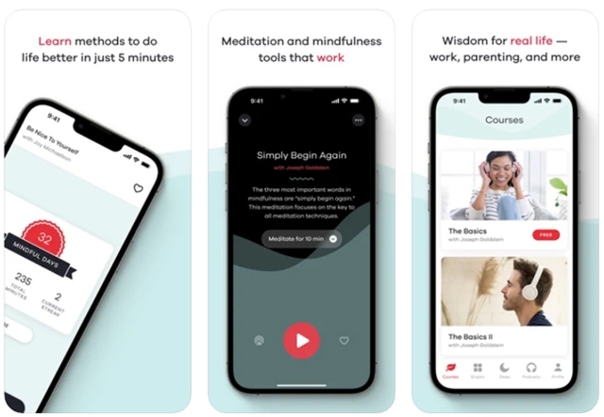 Ten Percent Happier Meditation: una de las mejores apps mindfulness para meditar con el iPhone