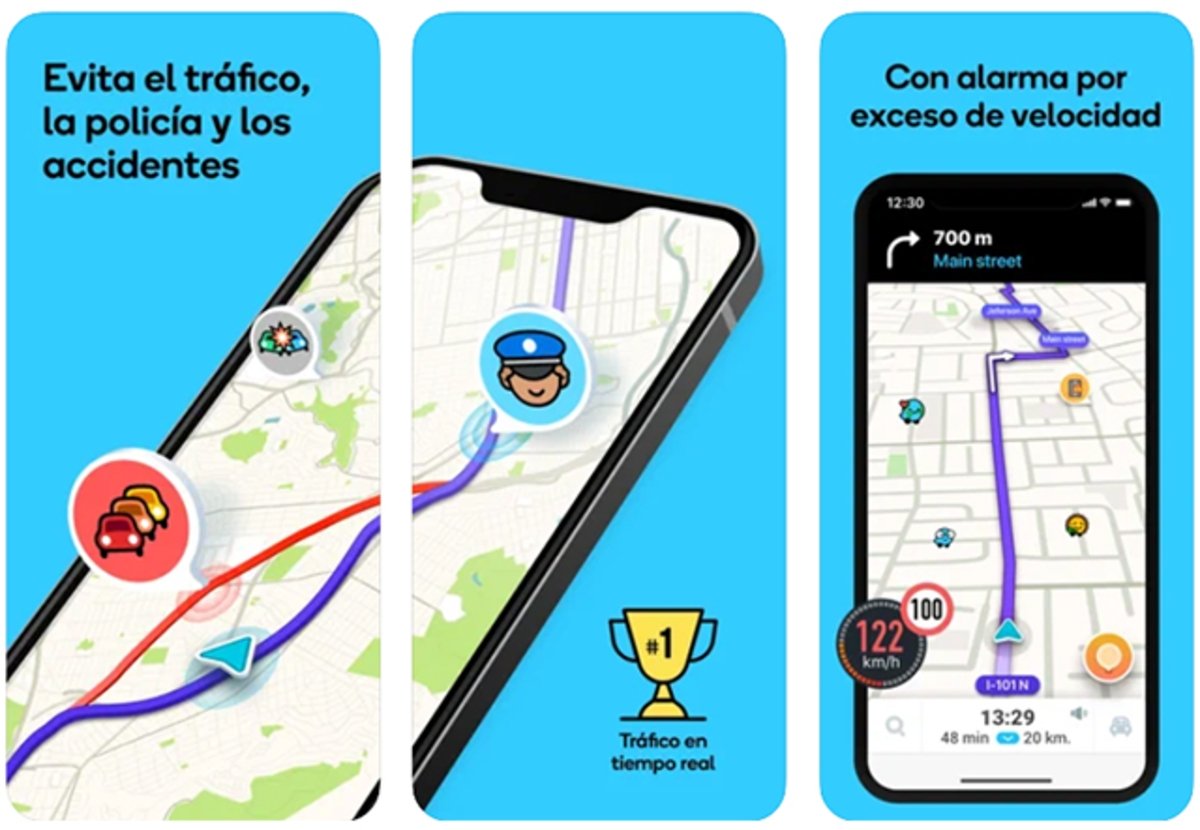 Waze Navigation Live Traffic: evita el tráfico la policía y los accidentes