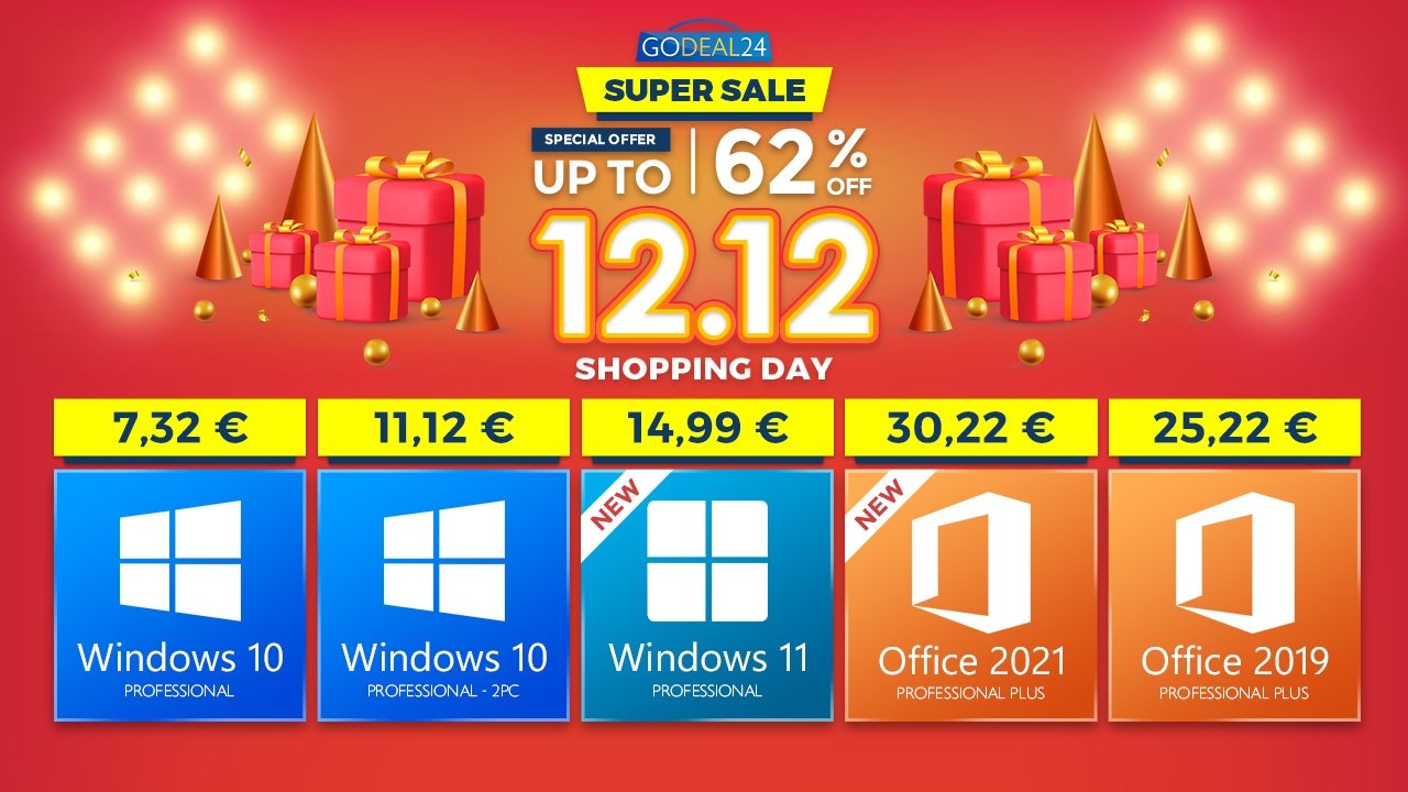 Windows 10 por 7 euros y Office 2021 por menos de 15 euros