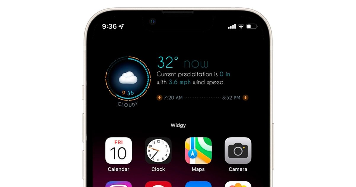 minimal 4 widget iphone