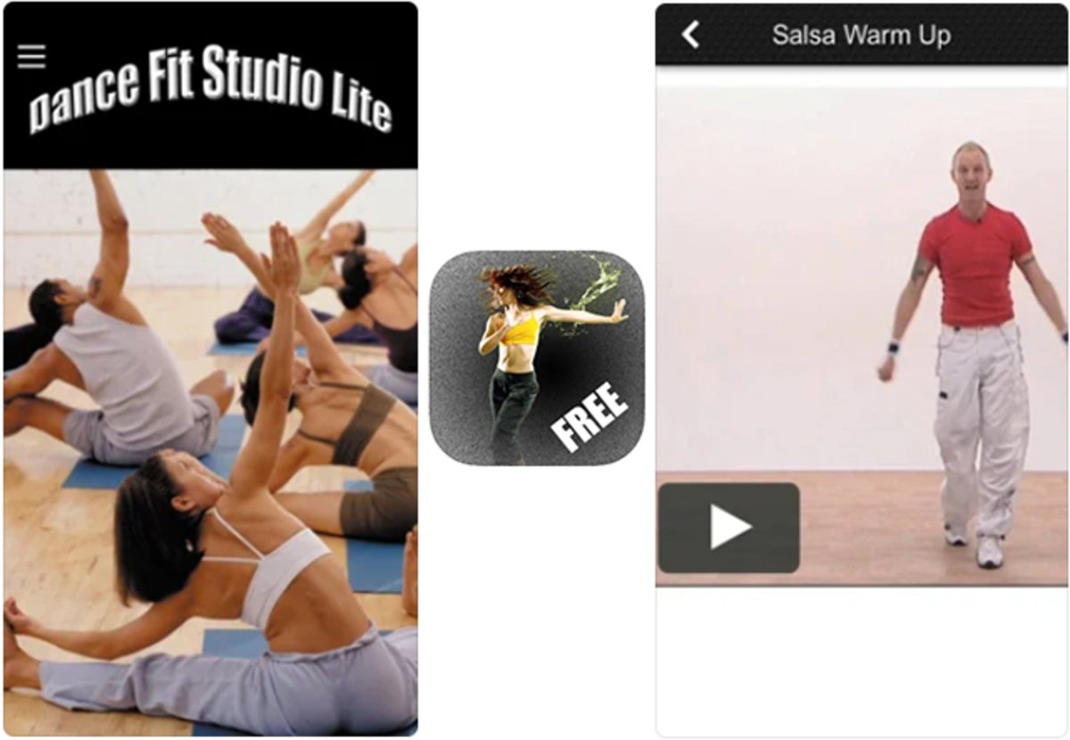 Dance Fit Studio Lite : apprenez à danser et à faire de l'exercice en même temps avec cette application pour iPhone