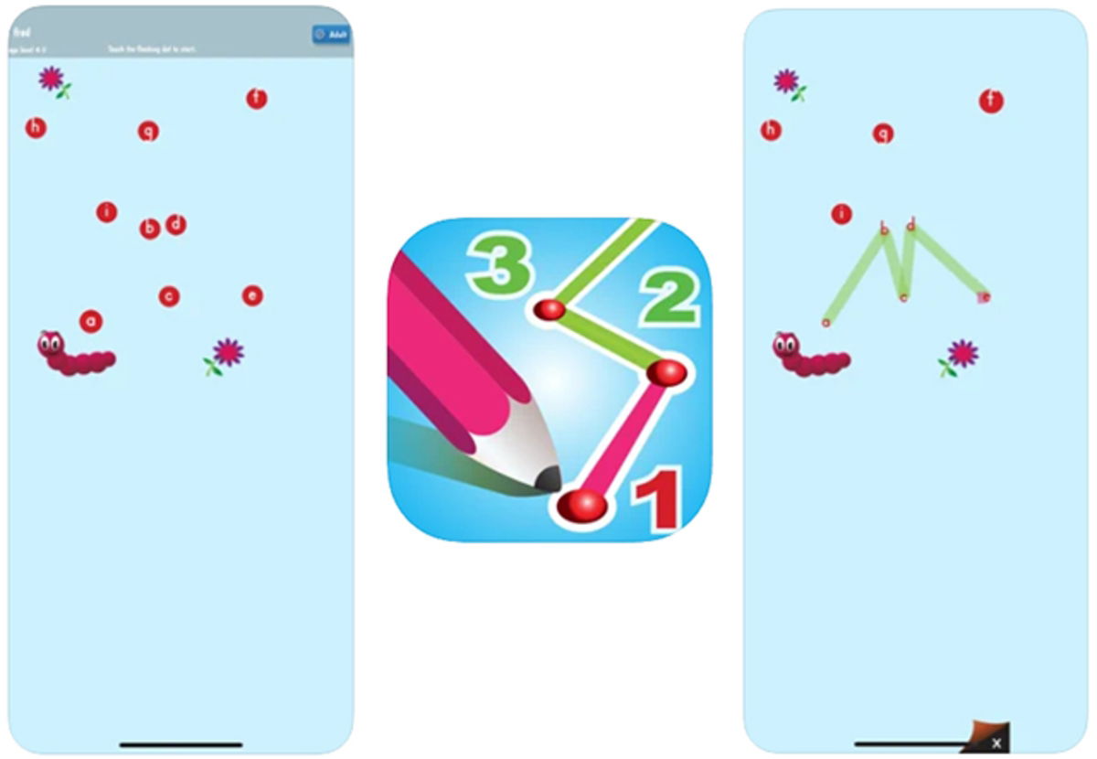 Numbers and letters DotToDot: to learn numbers, letters, multiplication tables