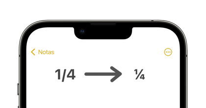 Cómo escribir fracciones en el iPhone como un profesional Cómo escribir fracciones en el iPhone como un profesional