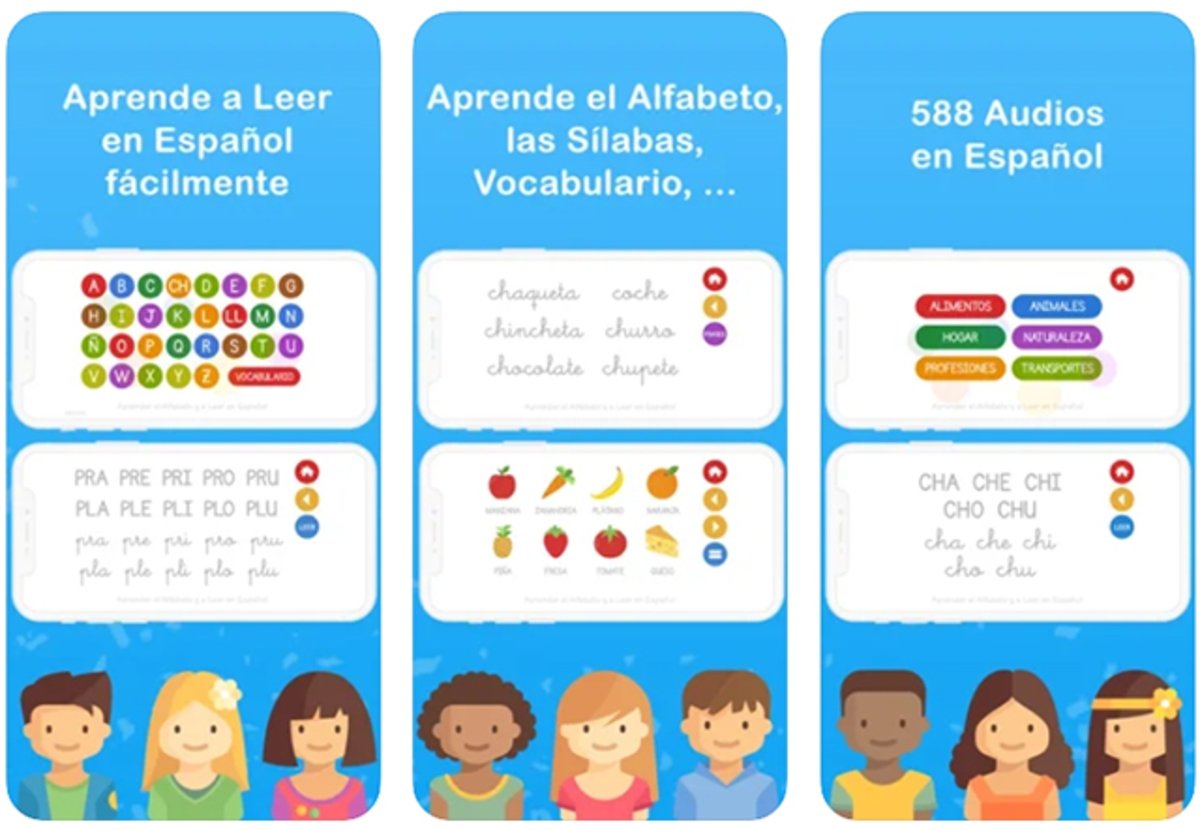 Aprender el Alfabeto y a Leer: aprende el alfabeto, sílabas y vocabulario fácilmente