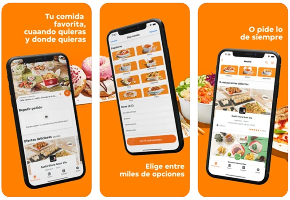 Just Eat: your favorite dish whenever and wherever you want
