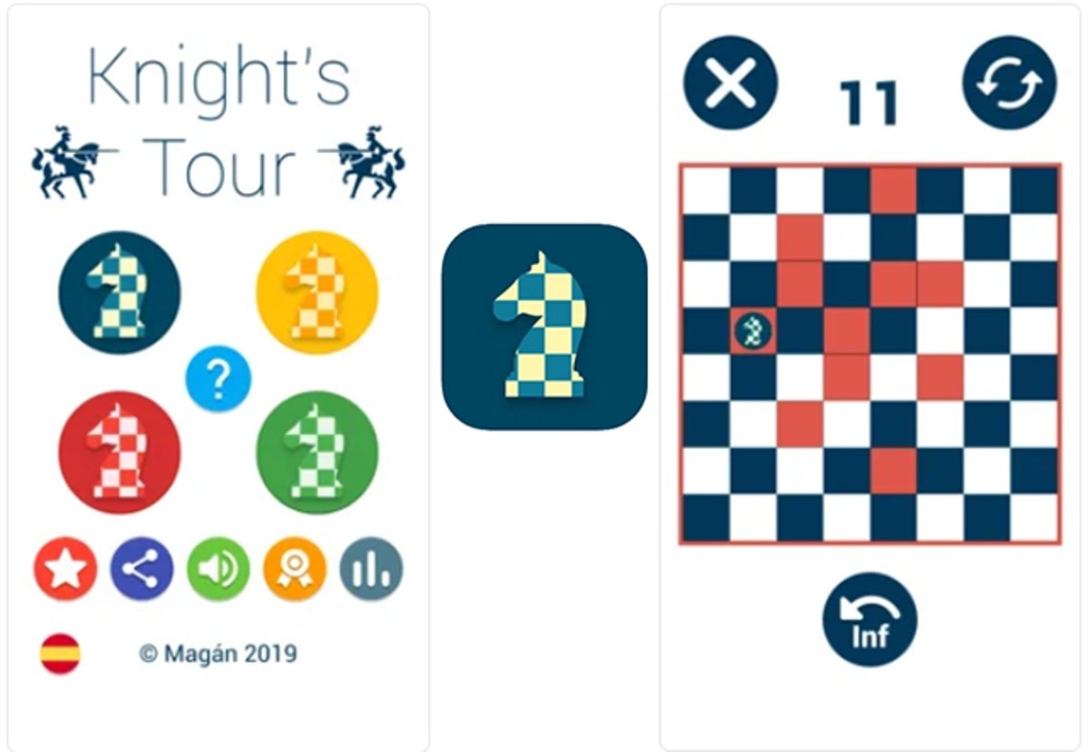 Knight's Tour: juegos de lógica desafiantes