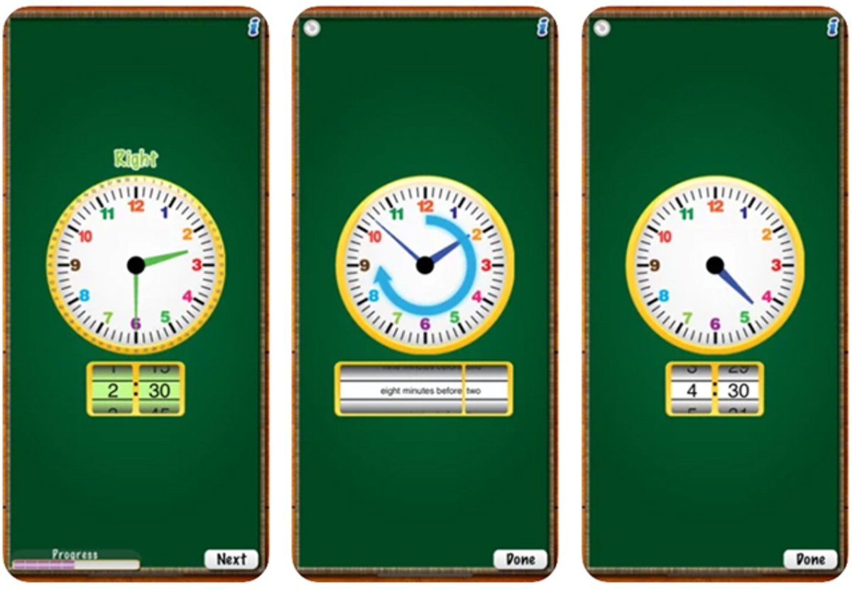 MathTappers: fun game to learn the time