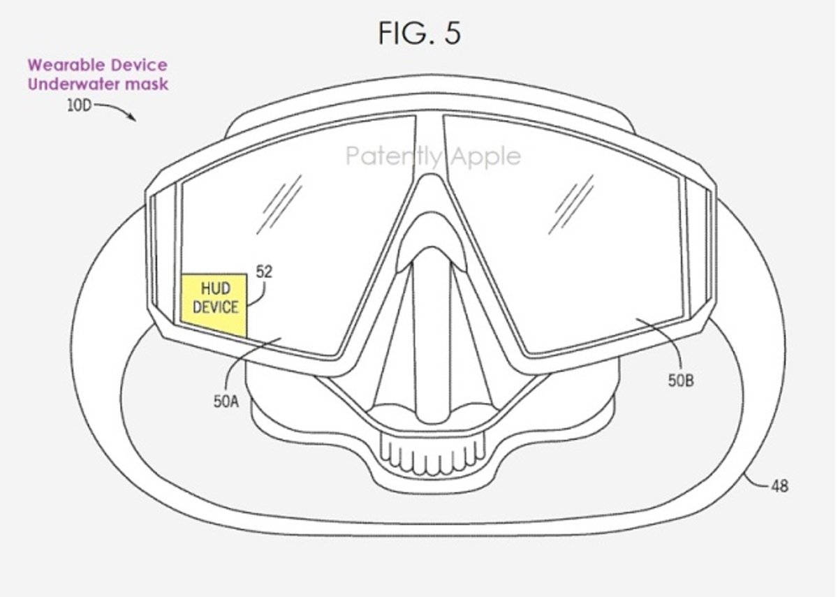 Apple ha patentado unas... gafas de bucear