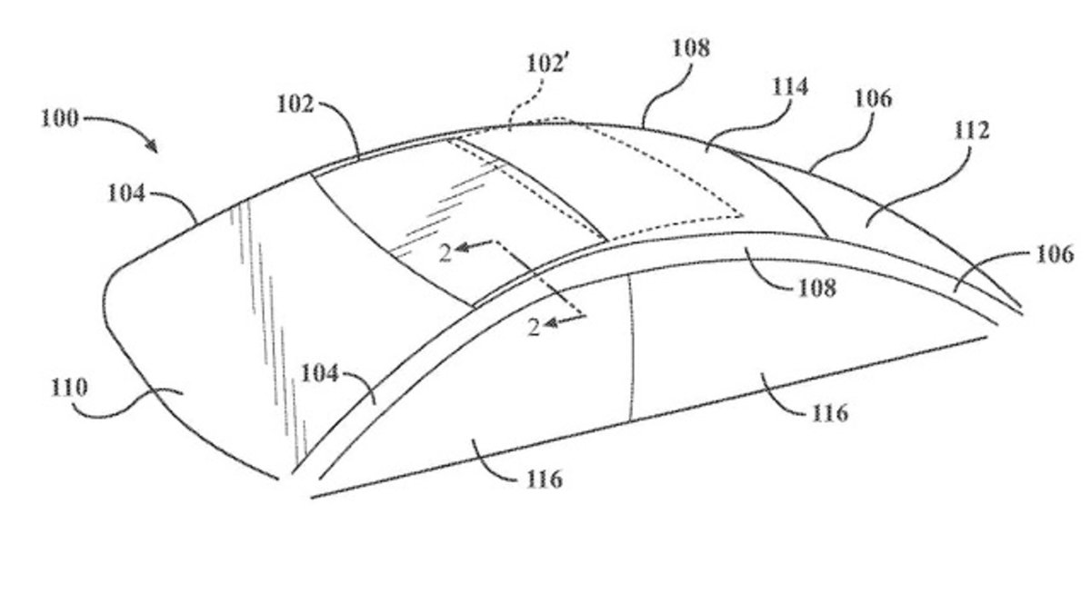 Apple ha patentado un techo solar espectacular para su Apple Car