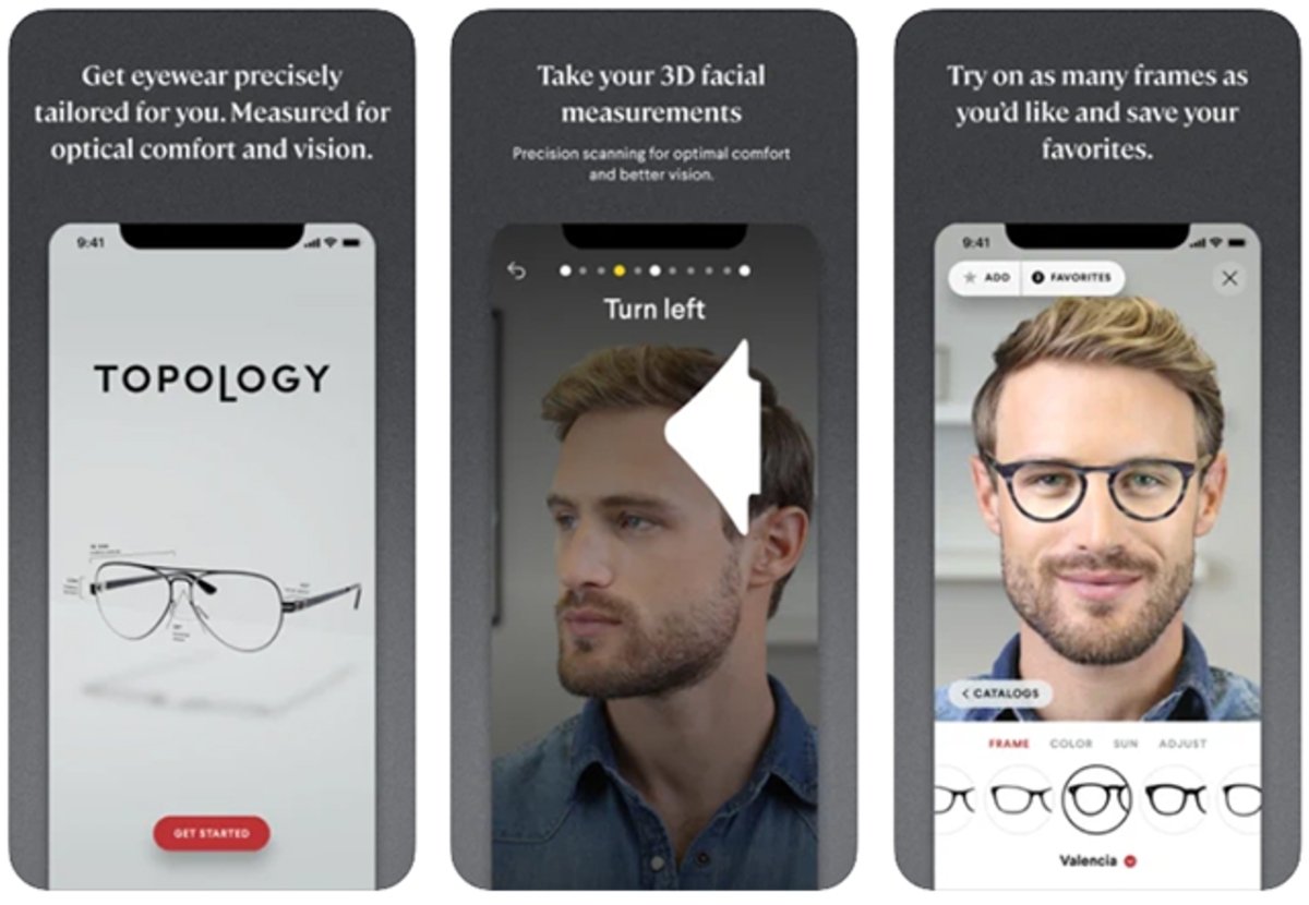 Topology Eyewear: Mejor App con Tecnología 3D