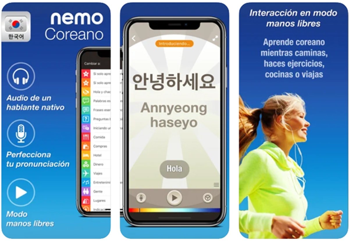 Aprender coreano con Nemo: interacción cómoda para usuarios