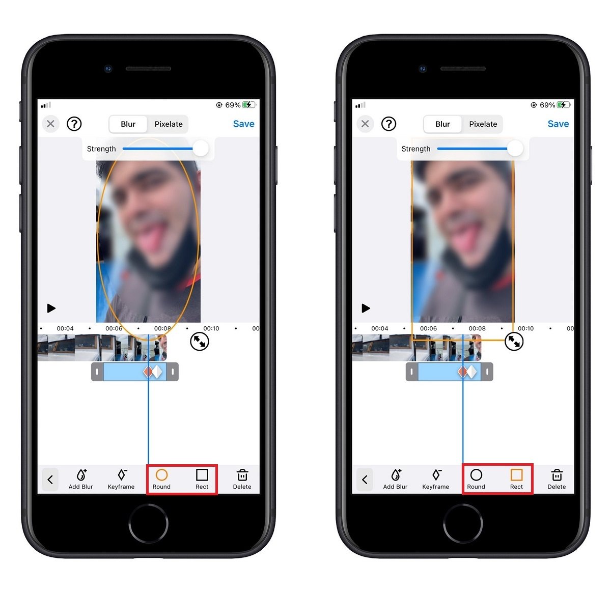 La mejor app para desenfocar caras y textos en un vídeo