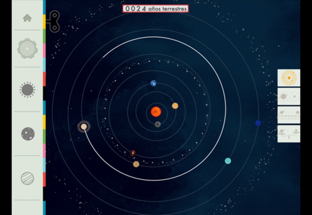 El Sistema Solar por Tinybop: ¿te gustaría girar alrededor del sol?