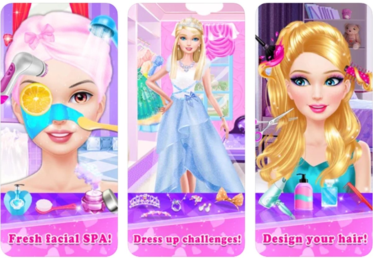Fashion Doll Makeover: Refresh Barbie's skin at the spa and design the best hairstyles