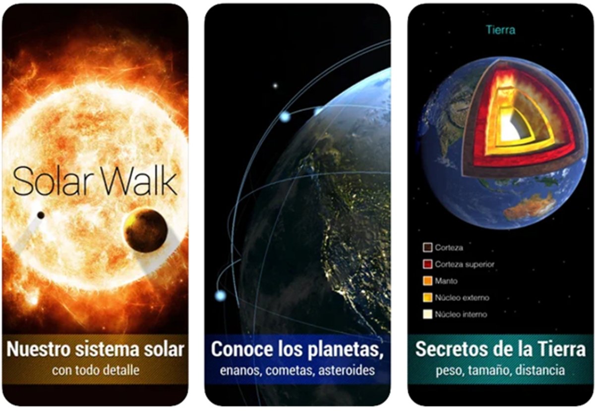 Solar Walk Ads+ Planetas 3D: nuestro sistema solar con todo detalle