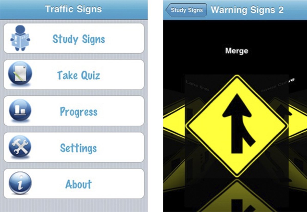 Traffic Signs Free: study of traffic signs