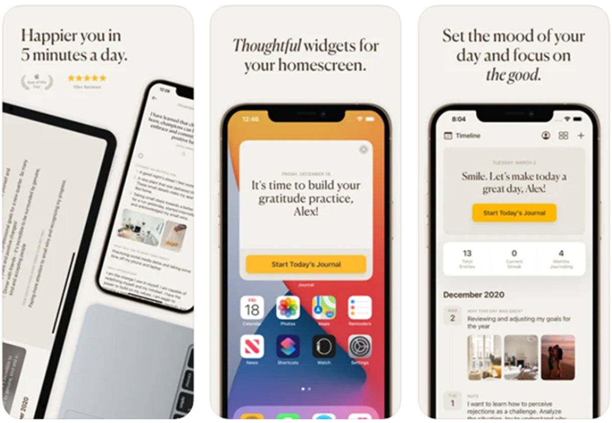 Las 8 mejores apps para escribir un diario desde el iPhone
