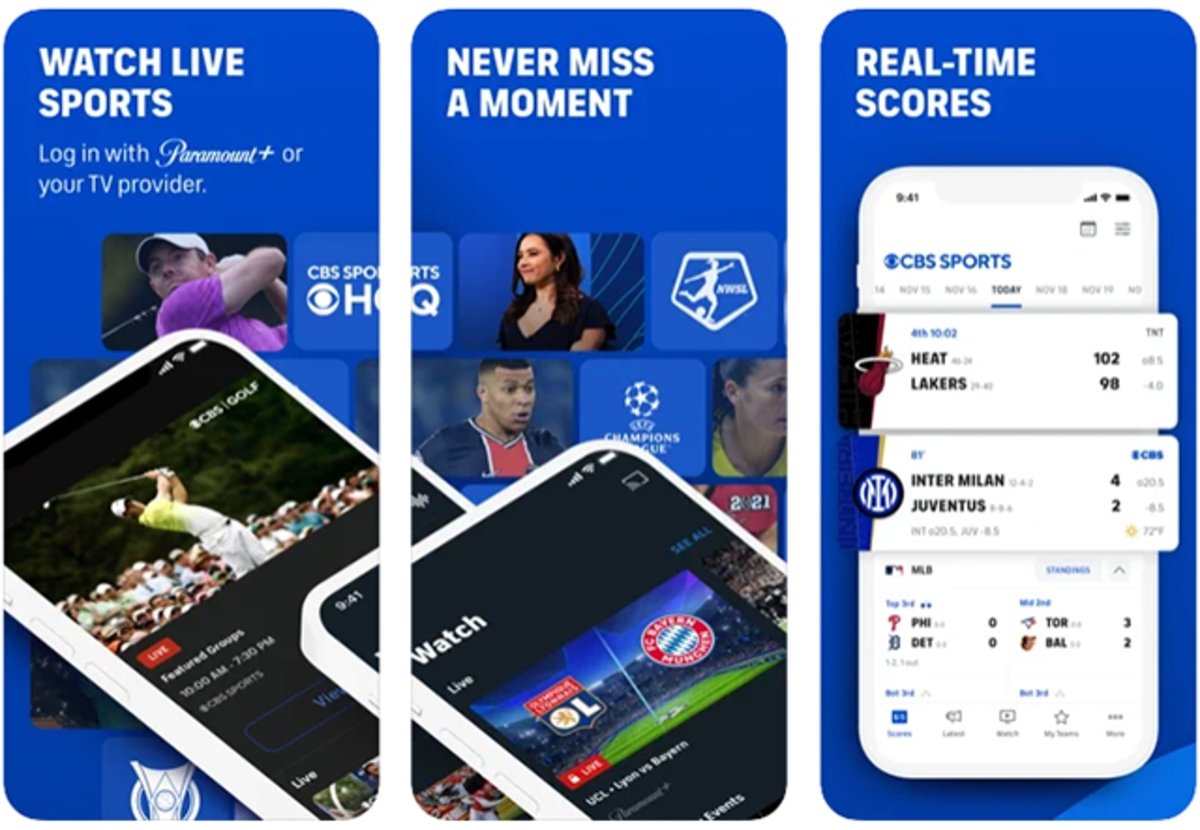 CBS Sports App Scores & News: tenis a toda hora con resultados y eventos próximos