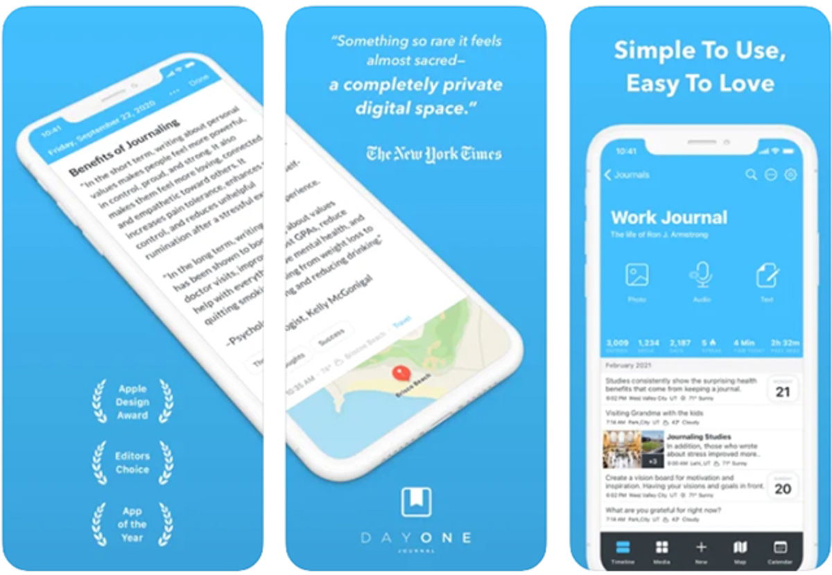 Las 8 mejores apps para escribir un diario desde el iPhone