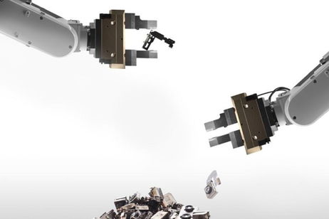 Este vídeo muestra de cerca el funcionamiento del robot reciclador de Apple 'Daisy' Este vídeo muestra de cerca el funcionamiento del robot reciclador de Apple 'Daisy'