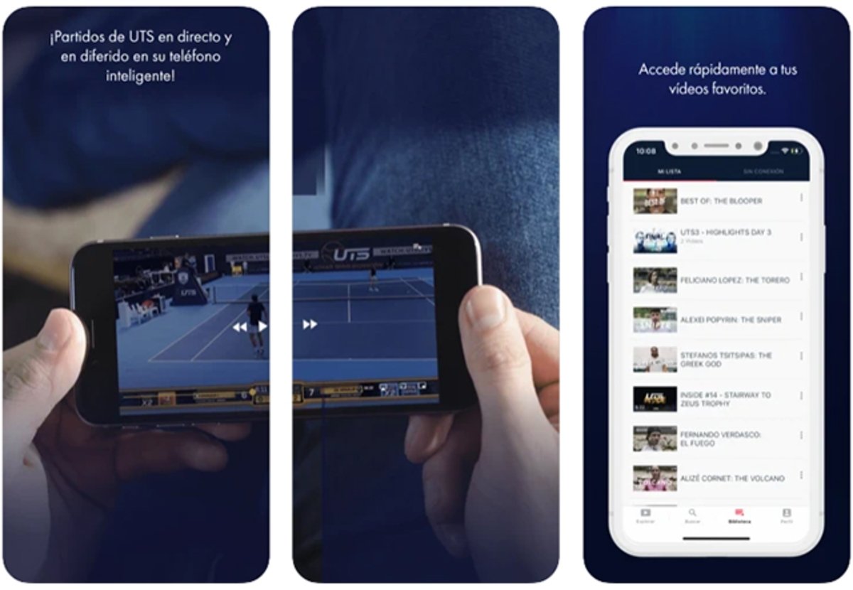 Watch UTS: partidos en vivo de tenis desde tu móvil