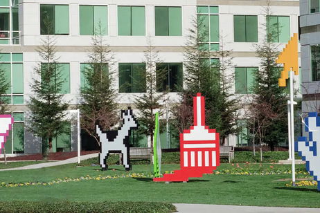 Icon Garden, así era el jardín de iconos que Apple tenía en su campus Icon Garden, así era el jardín de iconos que Apple tenía en su campus