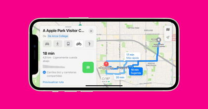 Las rutas ciclistas llegan a más ciudades en Apple Maps Las rutas ciclistas llegan a más ciudades en Apple Maps