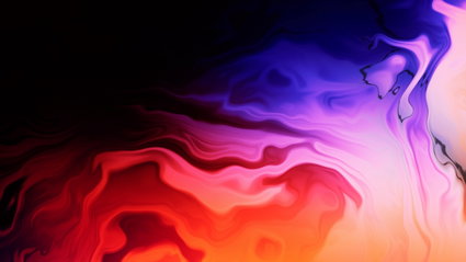 Red fluid background