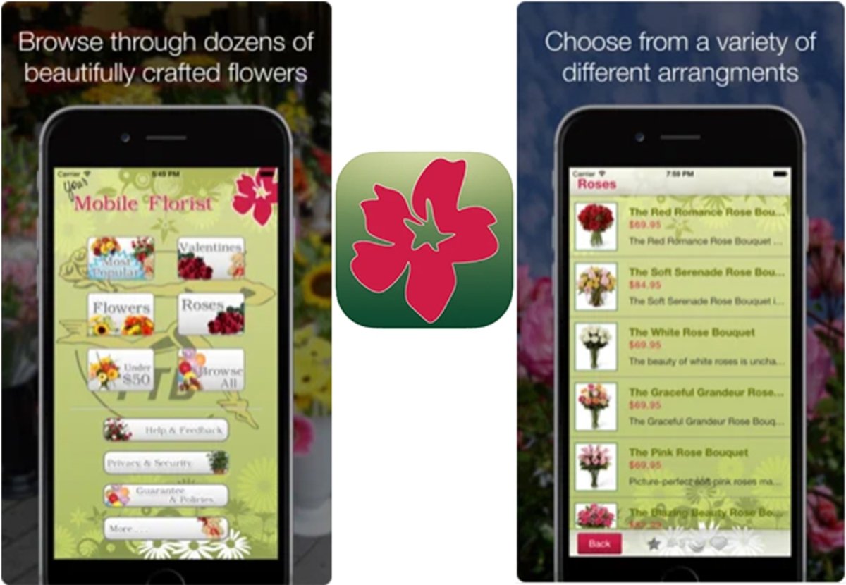 Mobile Florist: ordene y envíe flores frescas desde cualquier lugar utilizando floristas locales