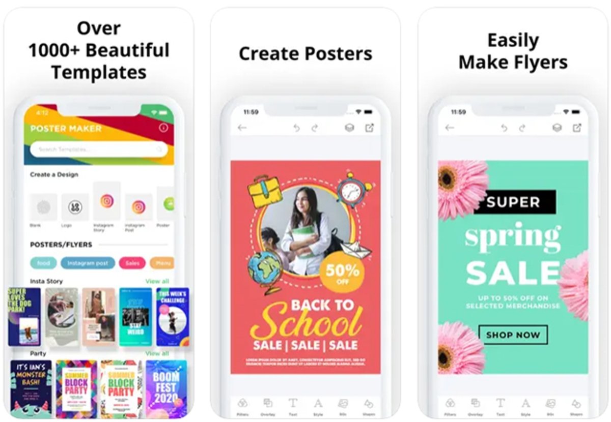 Mejores 8 apps para hacer carteles desde iPhone