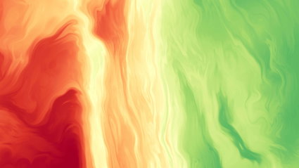 Green fluid background