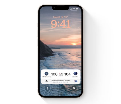 Actividad en vivo de iOS 16