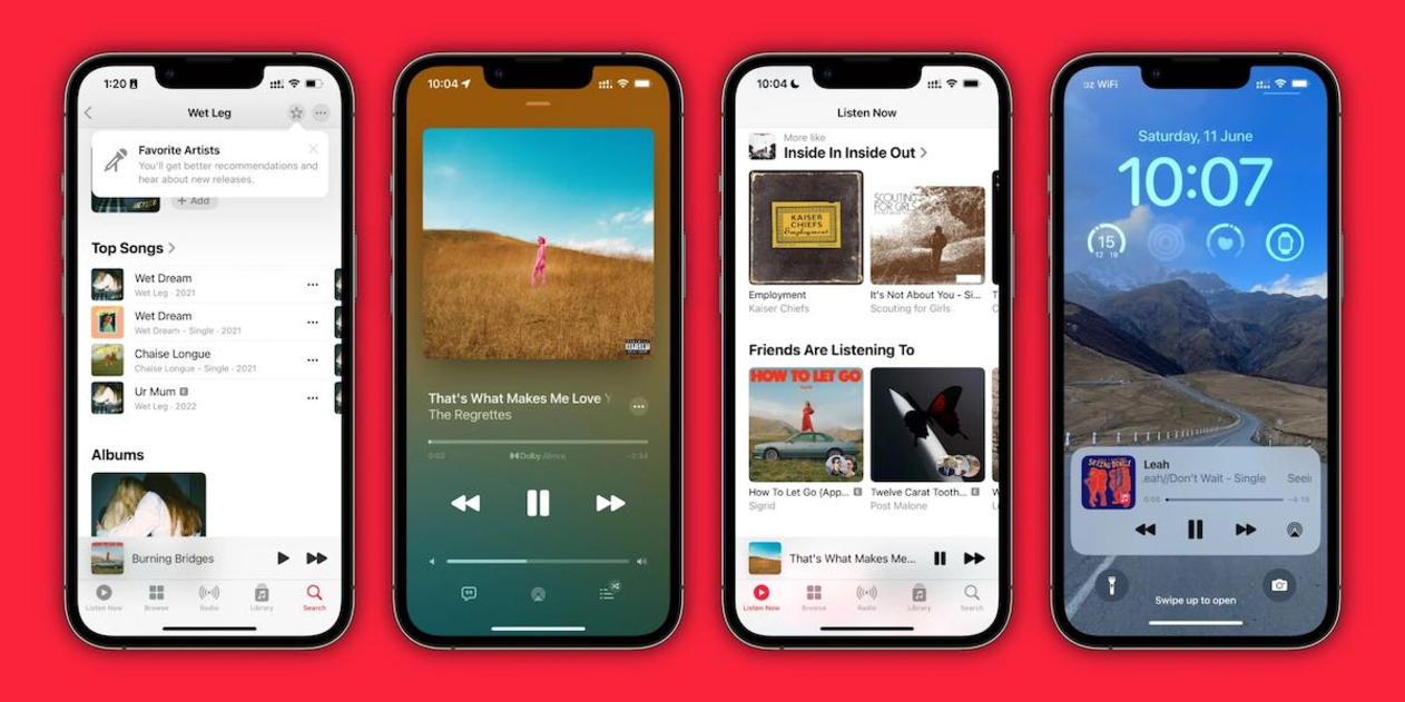 Todas las novedades que llegan a Apple Music en iOS 16